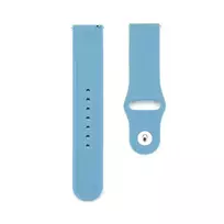 Connect 22mm Silicone Loop Watch Strap (S/M 110mm) Blue