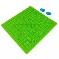 iLike S2 Silikoninis Kilimėlis (18x18 cm) Saugiam 3D Spausdinimo Rašiklio Naudojimui + 2 Pirštų Gaubtuvai Žalia