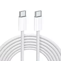 iLike 65W USB-C į USB-C laidas 2M baltas