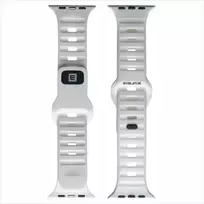 Evelatus Apple Watch 42/44/45mm Sport Silicone Loop Band White