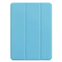 iLike iPad Pro 12.9 6th Gen Tri-Fold Eco-Leather Stand Case Sky Blue