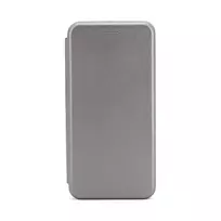 iLike Samsung Galaxy A55 Book Case sidabrinis