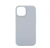 Connect Apple iPhone 15 Premium MagSafe Soft Touch Silicone Case New Function Grey Blue