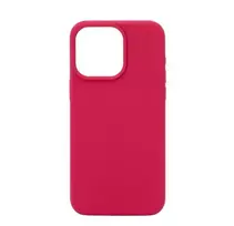 Connect Apple iPhone 15 Pro Max Premium Magsafe Soft Touch Silicone Case New Function Rose Red