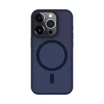 Connect Apple iPhone 15 Pro Hybrid Case With Magnetic PC+TPU Blue