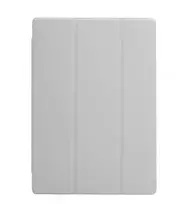 Connect Samsung Galaxy Tab S9 Tablet Case su Imituoto Mikropluošto Vidumi Sidabrinė