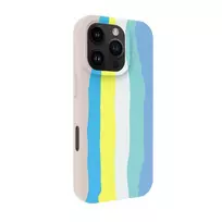 Evelatus Apple iPhone 16 Pro Max įvairiaspalvis silikoninis dėklas su MagSafe, smėlio spalvos