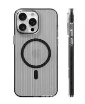 Evelatus Apple iPhone 16 Suitcase MagSafe Case Transparent Black