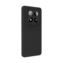 Evelatus Xiaomi Redmi Note 14 Pro 4G / Poco X7 Premium Magnetic Soft Touch Silicone Case Black