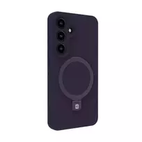 Evelatus Samsung Galaxy S25 Premium Magnetic with Stand Soft Touch Silicone Case Purple