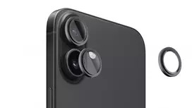 Evelatus Apple iPhone 16 / 16 Plus Camera Lens Protector Armor Black
