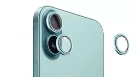Evelatus Apple iPhone 16 / 16 Plus Camera Lens Protector Armor Teal