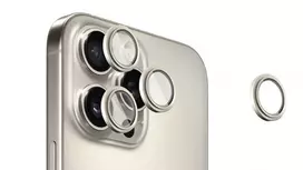 Evelatus Apple iPhone 16 Pro / 16 Pro Max Camera Lens Protector Armor Natural Titanium