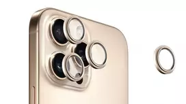 Evelatus Apple iPhone 16 Pro / 16 Pro Max Camera Lens Protector Armor Desert Titanium