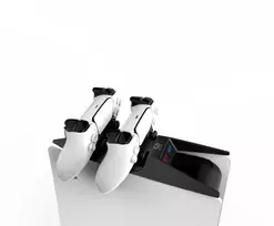 iLike P-5 Dvigubo ir greito įkrovimo stotelė „Sony PlayStation 5“ PS5 valdikliams, juoda