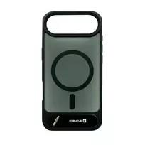 Evelatus Apple iPhone 17 Air Rubber Coated MagSafe With Stand Case Black