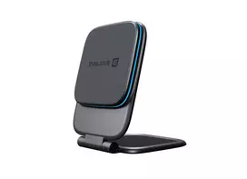 Evelatus MagSafe Qi belaidis įkroviklis su magnetiniu laikikliu automobilio ekranui, prietaisų skydeliui, nešiojamam kompiuteriui, planšetei, monitoriui - juoda