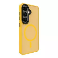 Evelatus Samsung Galaxy S26 Hybrid Case with Magnetic PC+TPU Orange