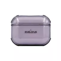 Evelatus Apple AirPods Pro 2 TPU apsauginis dėklas permatomas violetinis