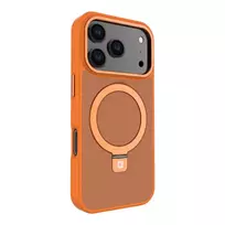 Evelatus Apple iPhone 17 Pro Shield Case With MagSafe & Stand Matte Orange
