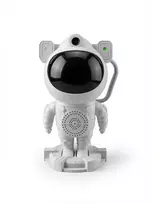 iLike Astronaut Smart LED Lempa su Bluetooth Garsiakalbiu, RGB Naktine Šviesa, Nuotolinio Valdymo Pulteliu, 360° Sukama Galva Balta
