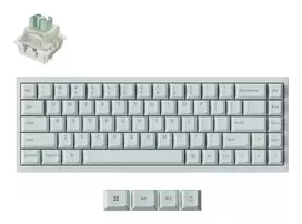 Keychron Q16 HE 8K mechaninė klaviatūra – šviesiai žalia – pilno dydžio – Gateron Hall Effect jungikliai – USB-C laidinė – 8000 Hz atsako dažnis