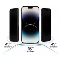 iLike Samsung Galaxy A34 5G Grūdinto stiklo privatumo apsauginė plėvelė, juoda