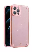 iLike Apple iPhone 12 Pro Armor Glitter Case Pink