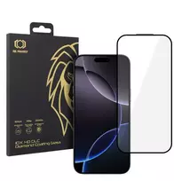 iLike Apple iPhone 16 Pro Max 10X HD DLC Diamond Coating Tempered Glass Screen Protector Black