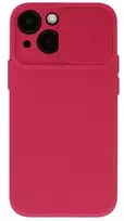 iLike Apple iPhone 14 Pro Camshield Soft Dark Cherry