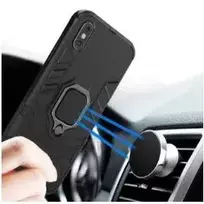 iLike Samsung Galaxy A14 Ring Armor Case Black