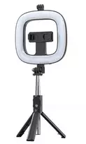 iLike Universal Selfie Handle Tripod and Ring Light Bluetooth Black