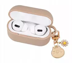 iLike Case for AirPods Pro 2 Caramel with Pendant