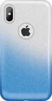 GreenGo Apple iPhone X/Xs Gradient Glitter 3in1 Case Blue