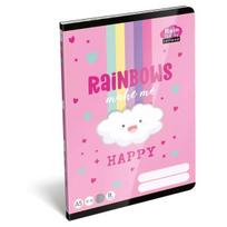 Lollipop Rainbow: Linijinė sąsiuvinis - A5, 3 klasė