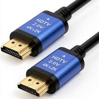 Kabelis HDMI 2.0 Blue Star 4K 120Hz - Didelio greičio, HDR, ARC, Ethernet, AWM, 18Gbps 1,5 m juodas