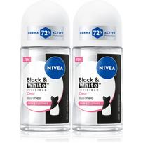 NIVEA Black & White Invisible Clear rinkinys kūnui
