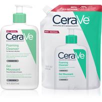 CeraVe Cleansers Foaming Cleanser rinkinys normaliai ir riebiai odai
