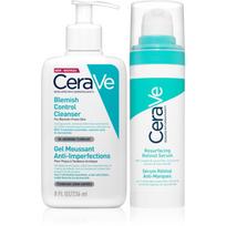 CeraVe Control Cleanser & Retinol Serum Duo rinkinys netobulumų turinčiai, į aknę linkusiai odai