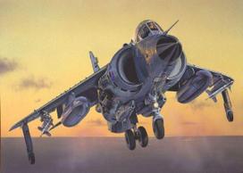 Italeri Sea Harrier FRS.1 Folklando 40-metis plastikinis modelis 1/72
