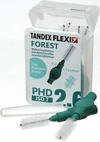 Tandex Tandex (6 pc.) Lankstūs vidutinio dydžio FOREST 2.6 dantų šepetėliai (riebalai)