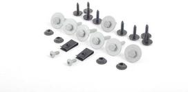 BMW Mini R50 R53 Cabrio R52 priekinio bamperio spoilerio aparatūros rinkinys originalus 51112311958