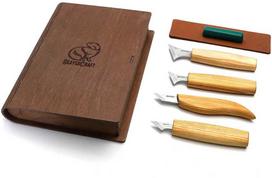 Drožinėjimo rinkinys BeaverCraft S05 Book; šaukštų ir kitų medienos gaminių drožinėjimui