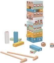 Tooky Toys Jenga medinis gyvūnėlių bokštas TOOKY TOY