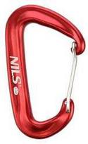 NC1707 Raudonas CARABINER 12KN NILS CAMP