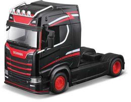 Bburago BBU 1:43 Haulers Custom Cabs Scania juodas 32207