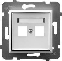 Ospel ARIA Keystone dvigubo lizdo korpusas tiesiai baltas GPK- 2U / p / 00