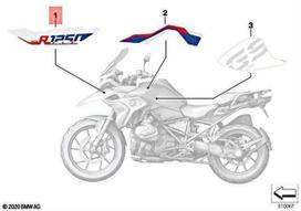 BMW R 1200 GS R 1250 GS Priekinis Rato Dangtelis Kairys Originalus 51149457651