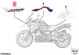 Bmw K50 R 1200 GS R 1250 GS Priekinis Rato Dangtelis Desinysis Originalus 51149457652
