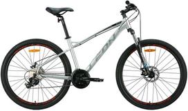 Dviratis AL 27.5" Leon XC 100 DD rėmas - 16,5" pilkas su juoda ir raudona spalvomis
